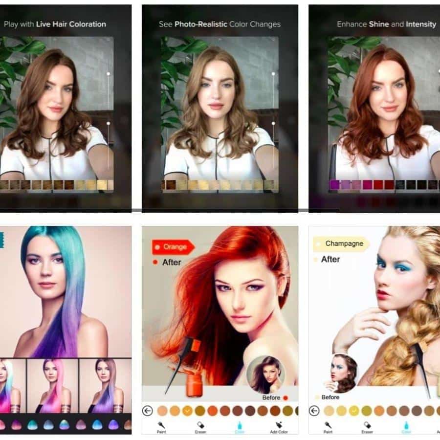 Apps to change hair color – How the app Works