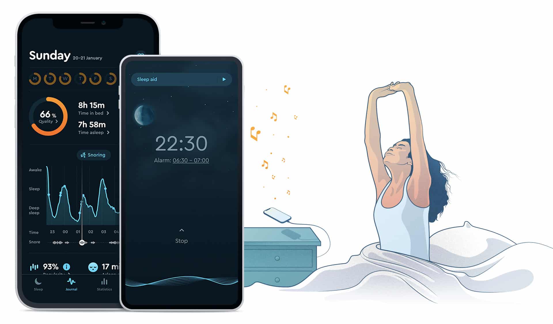 Sleep app – Learn how to improve your sleep